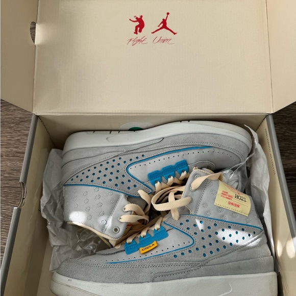 Jordan 2 Retro SP/ Union Grey Fog - Picture 8 of 9